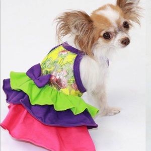 Cute small limited edition Dog dress Size Small